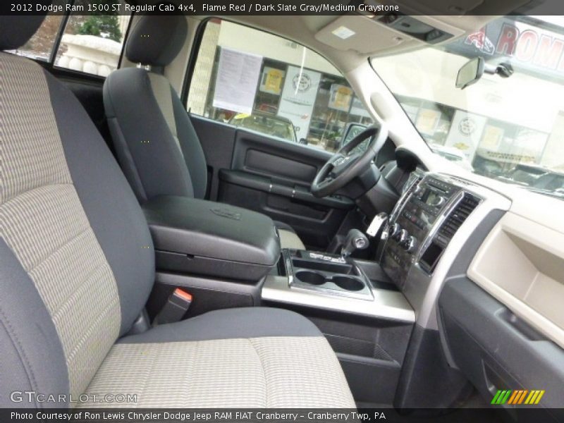Flame Red / Dark Slate Gray/Medium Graystone 2012 Dodge Ram 1500 ST Regular Cab 4x4