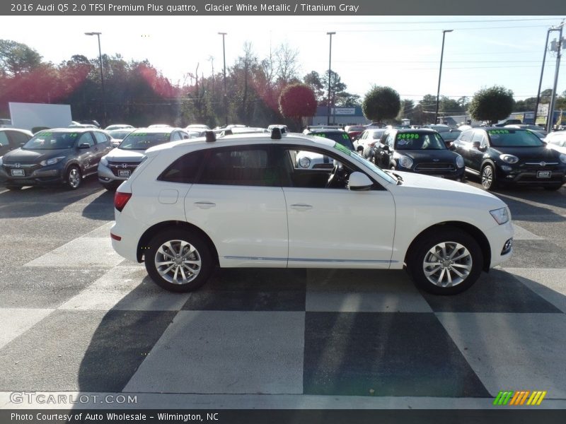 Glacier White Metallic / Titanium Gray 2016 Audi Q5 2.0 TFSI Premium Plus quattro