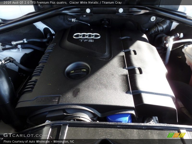 Glacier White Metallic / Titanium Gray 2016 Audi Q5 2.0 TFSI Premium Plus quattro