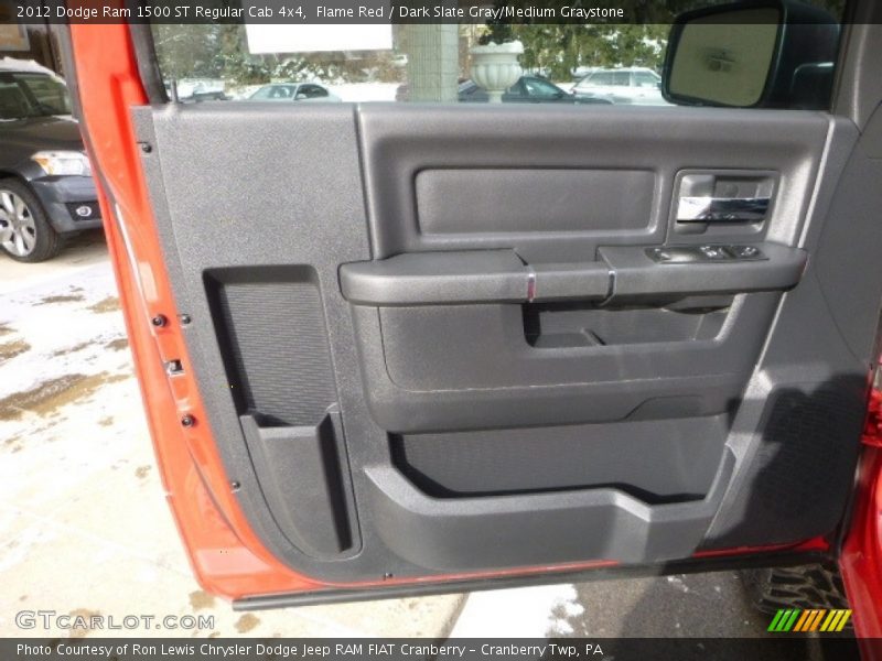 Flame Red / Dark Slate Gray/Medium Graystone 2012 Dodge Ram 1500 ST Regular Cab 4x4