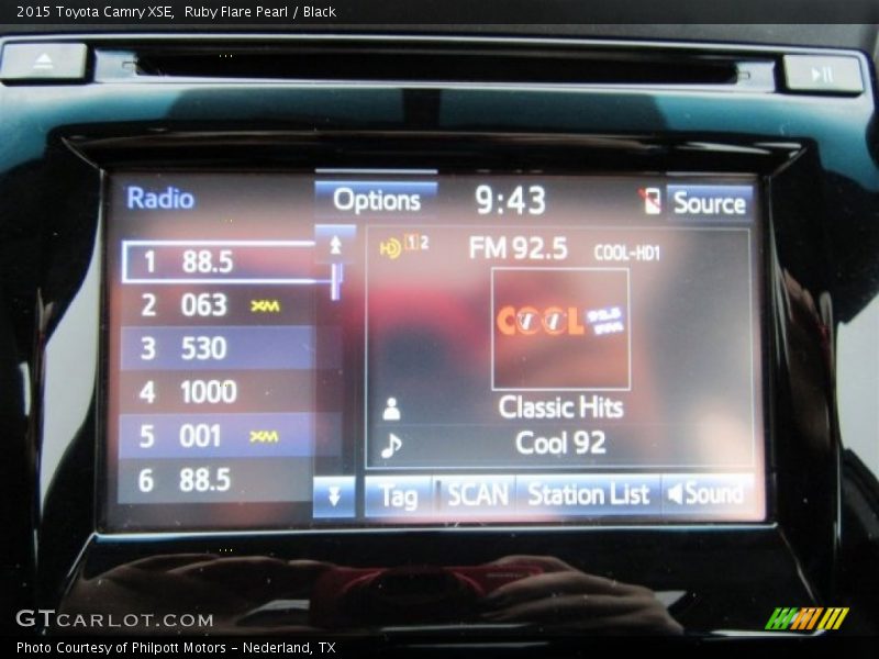 Ruby Flare Pearl / Black 2015 Toyota Camry XSE