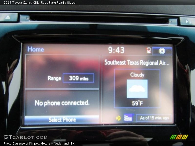 Ruby Flare Pearl / Black 2015 Toyota Camry XSE