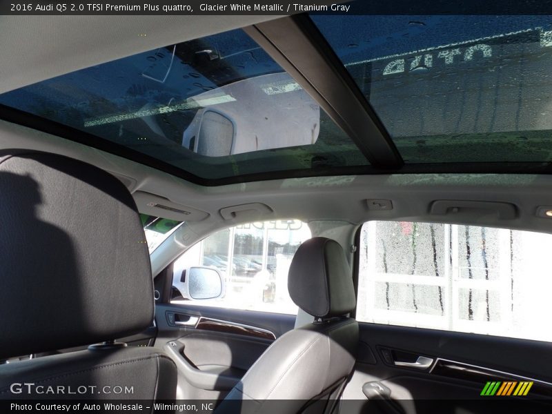 Glacier White Metallic / Titanium Gray 2016 Audi Q5 2.0 TFSI Premium Plus quattro