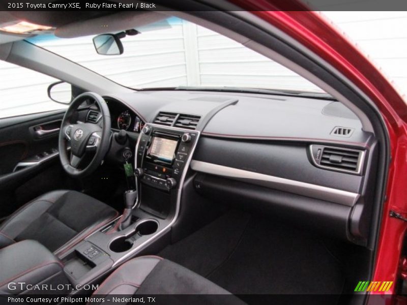Ruby Flare Pearl / Black 2015 Toyota Camry XSE