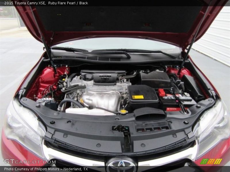Ruby Flare Pearl / Black 2015 Toyota Camry XSE