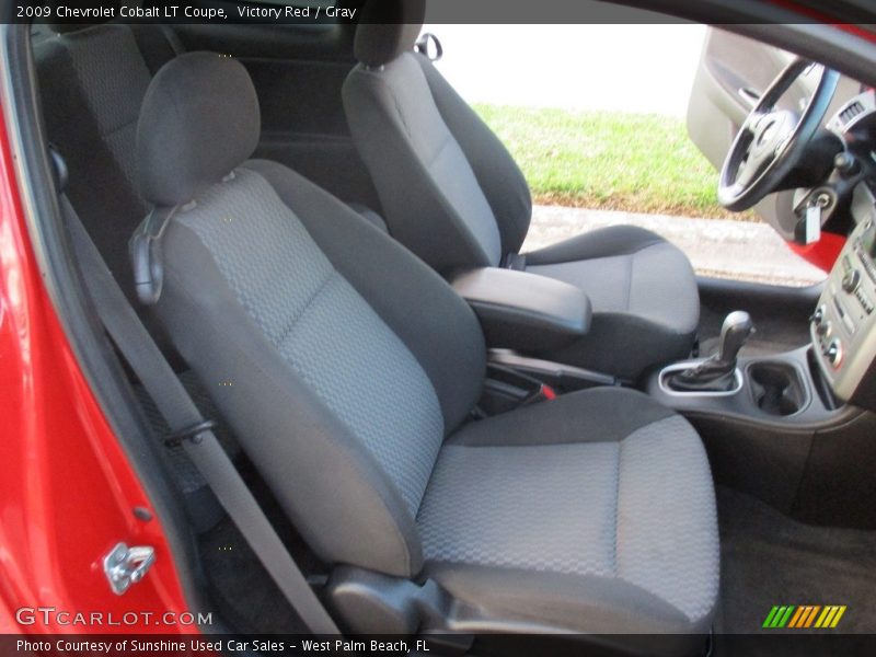 Victory Red / Gray 2009 Chevrolet Cobalt LT Coupe