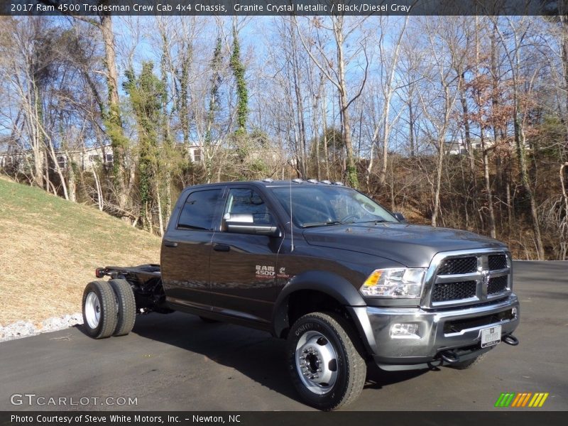 Granite Crystal Metallic / Black/Diesel Gray 2017 Ram 4500 Tradesman Crew Cab 4x4 Chassis