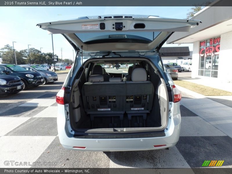 Sky Blue Pearl / Ash 2016 Toyota Sienna XLE