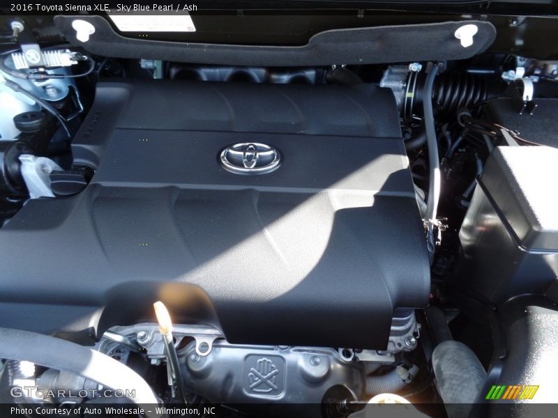Sky Blue Pearl / Ash 2016 Toyota Sienna XLE