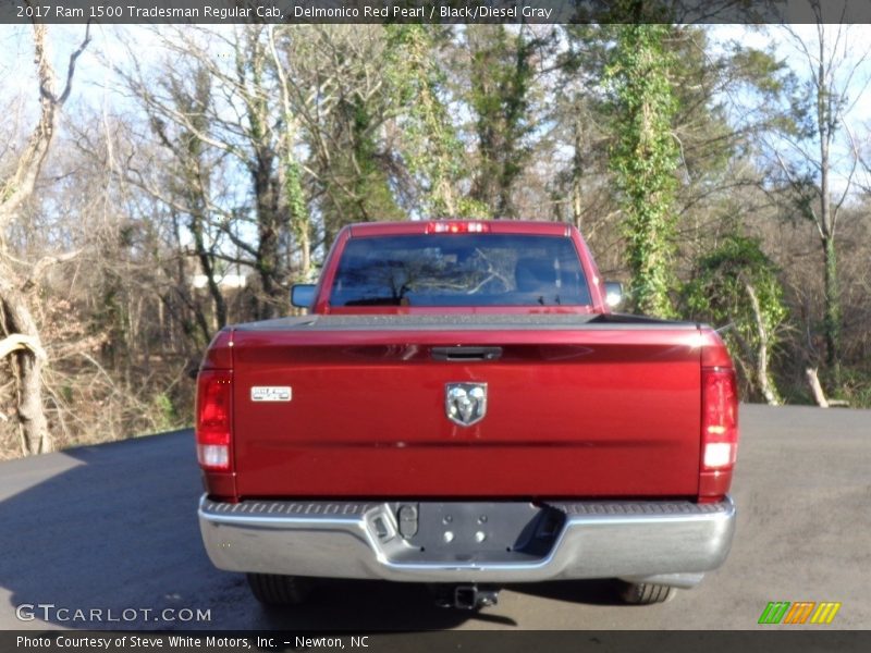 Delmonico Red Pearl / Black/Diesel Gray 2017 Ram 1500 Tradesman Regular Cab