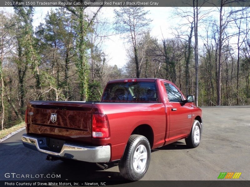 Delmonico Red Pearl / Black/Diesel Gray 2017 Ram 1500 Tradesman Regular Cab