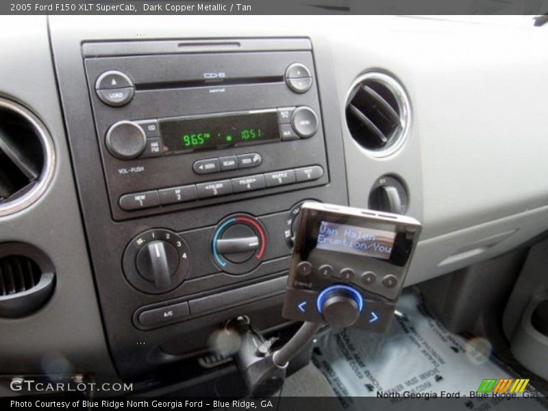 Dark Copper Metallic / Tan 2005 Ford F150 XLT SuperCab