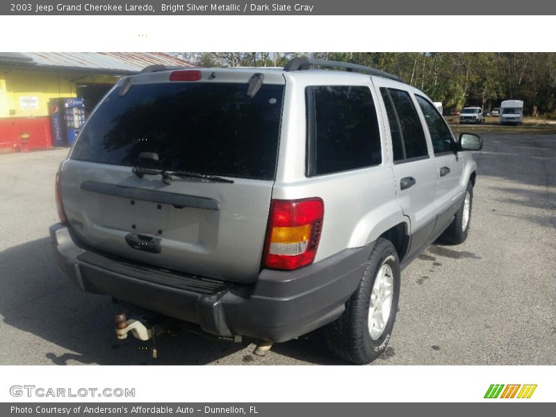 Bright Silver Metallic / Dark Slate Gray 2003 Jeep Grand Cherokee Laredo