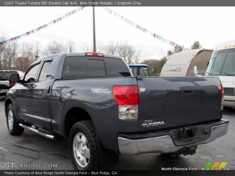Blue Streak Metallic / Graphite Gray 2007 Toyota Tundra SR5 Double Cab 4x4