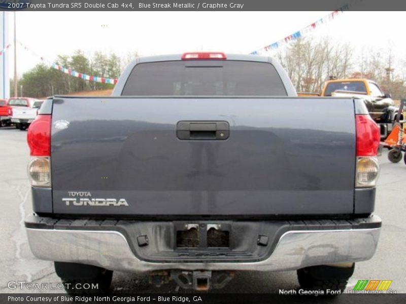 Blue Streak Metallic / Graphite Gray 2007 Toyota Tundra SR5 Double Cab 4x4