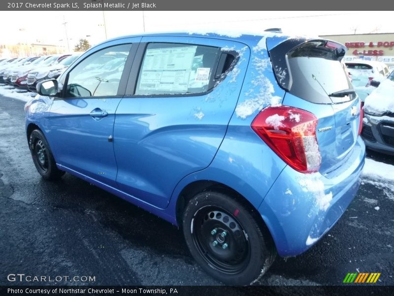 Splash Metallic / Jet Black 2017 Chevrolet Spark LS