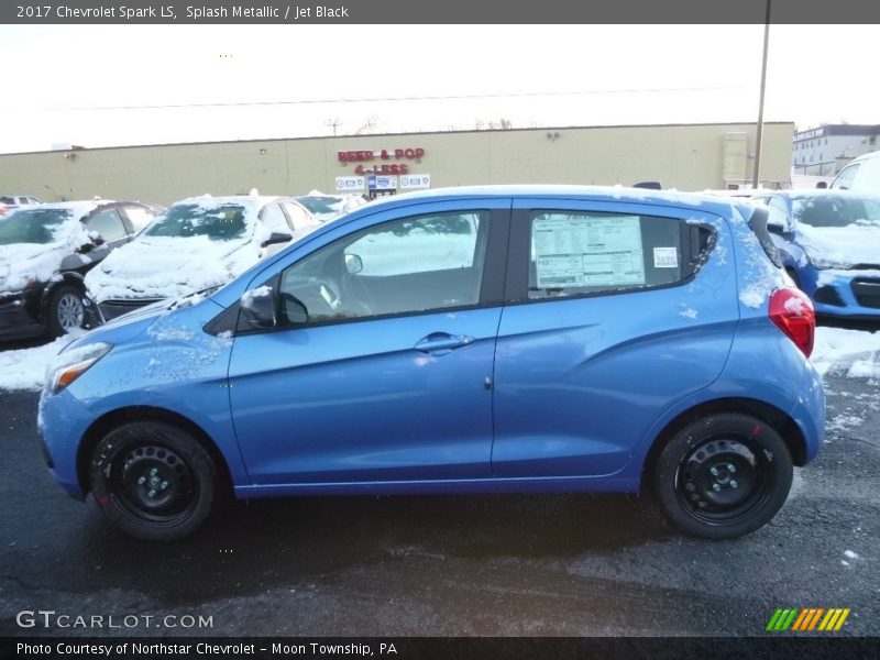 Splash Metallic / Jet Black 2017 Chevrolet Spark LS