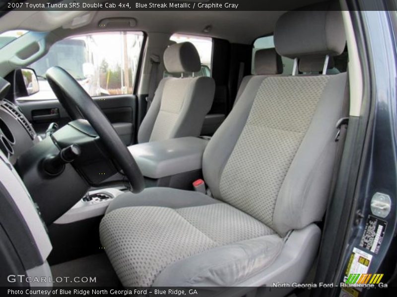 Blue Streak Metallic / Graphite Gray 2007 Toyota Tundra SR5 Double Cab 4x4