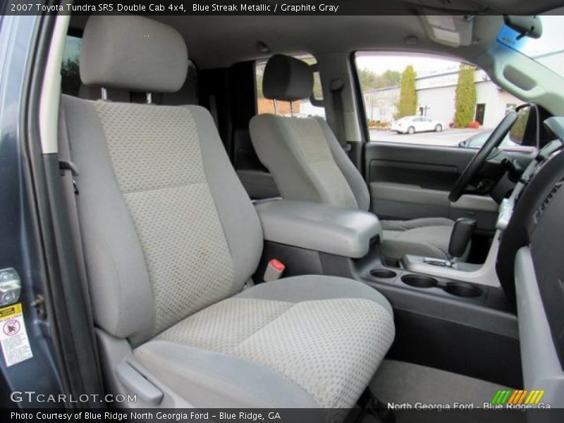 Blue Streak Metallic / Graphite Gray 2007 Toyota Tundra SR5 Double Cab 4x4