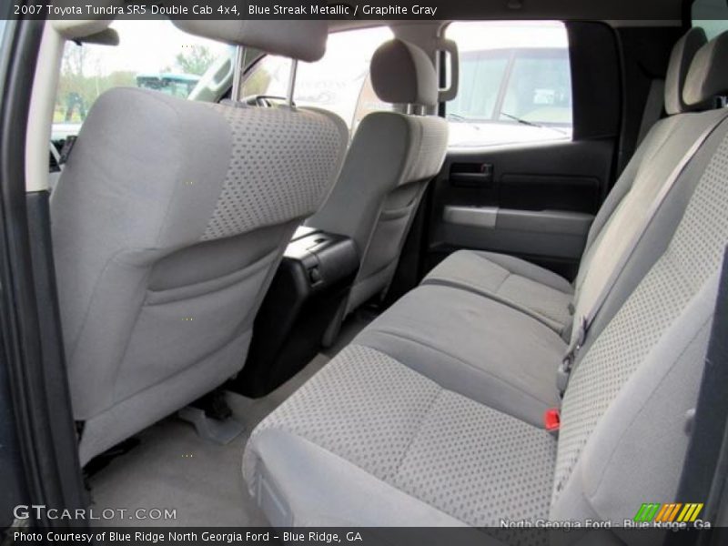 Blue Streak Metallic / Graphite Gray 2007 Toyota Tundra SR5 Double Cab 4x4