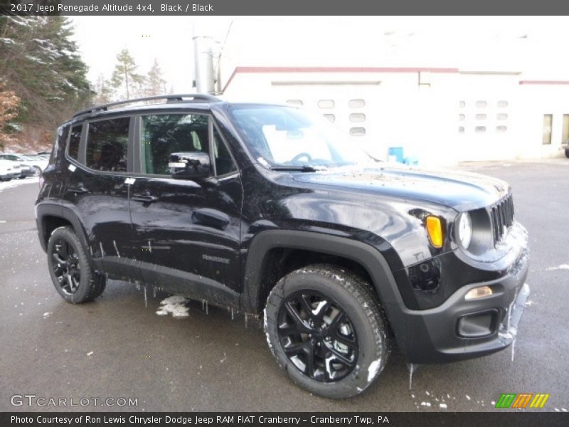 Black / Black 2017 Jeep Renegade Altitude 4x4