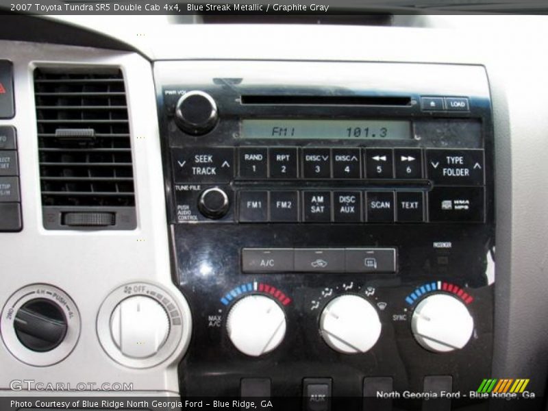 Blue Streak Metallic / Graphite Gray 2007 Toyota Tundra SR5 Double Cab 4x4