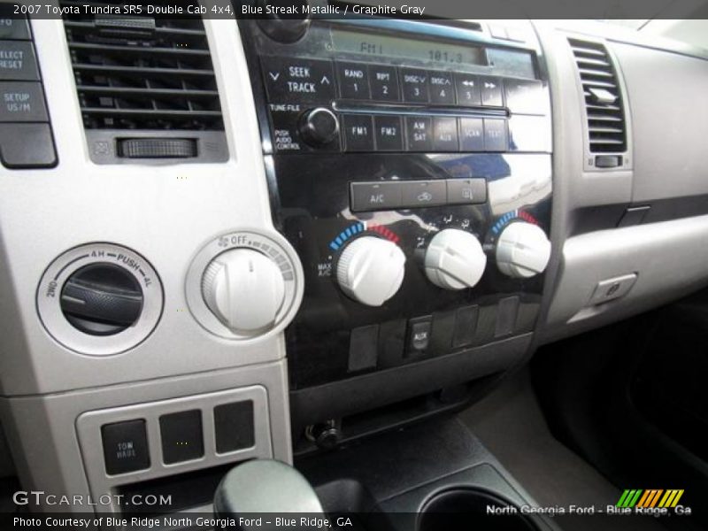 Blue Streak Metallic / Graphite Gray 2007 Toyota Tundra SR5 Double Cab 4x4