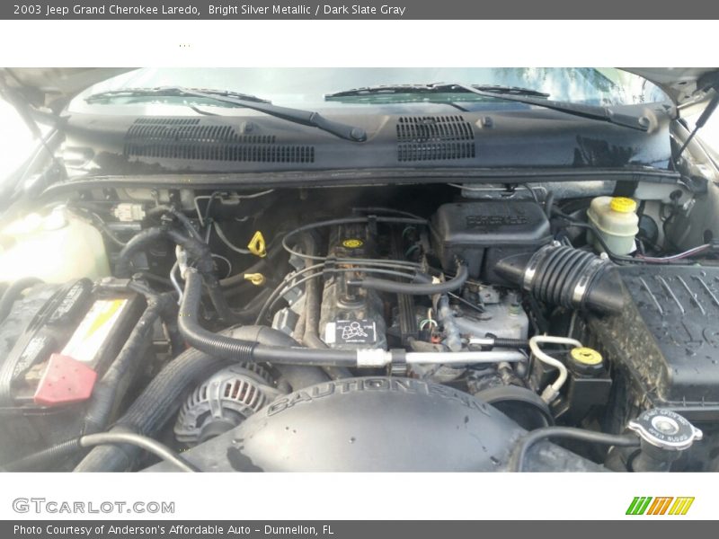 Bright Silver Metallic / Dark Slate Gray 2003 Jeep Grand Cherokee Laredo
