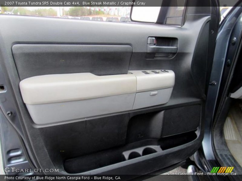 Blue Streak Metallic / Graphite Gray 2007 Toyota Tundra SR5 Double Cab 4x4
