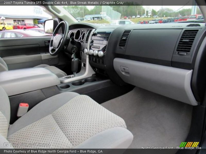 Blue Streak Metallic / Graphite Gray 2007 Toyota Tundra SR5 Double Cab 4x4