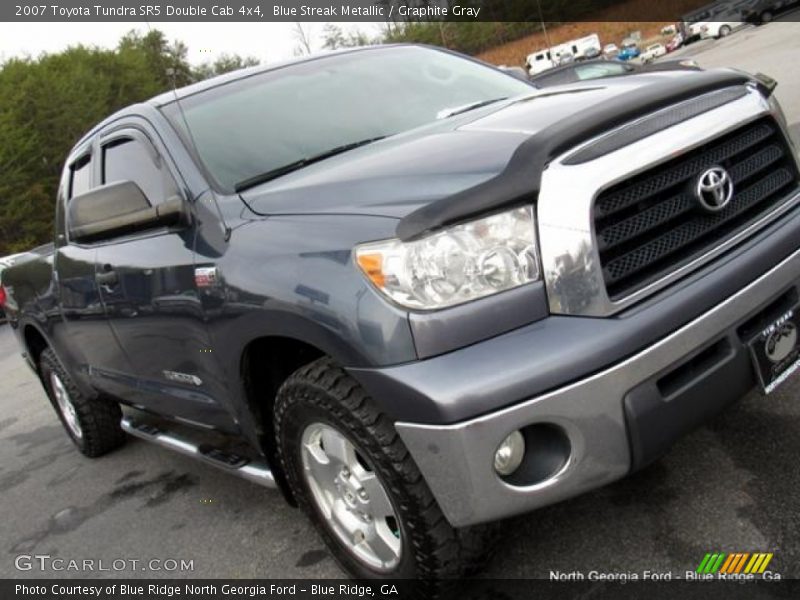Blue Streak Metallic / Graphite Gray 2007 Toyota Tundra SR5 Double Cab 4x4