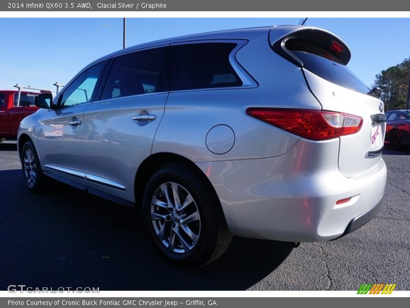 Glacial Silver / Graphite 2014 Infiniti QX60 3.5 AWD