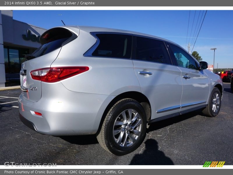 Glacial Silver / Graphite 2014 Infiniti QX60 3.5 AWD