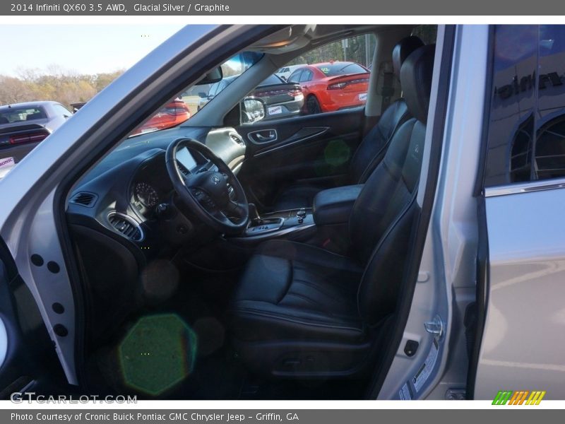 Glacial Silver / Graphite 2014 Infiniti QX60 3.5 AWD