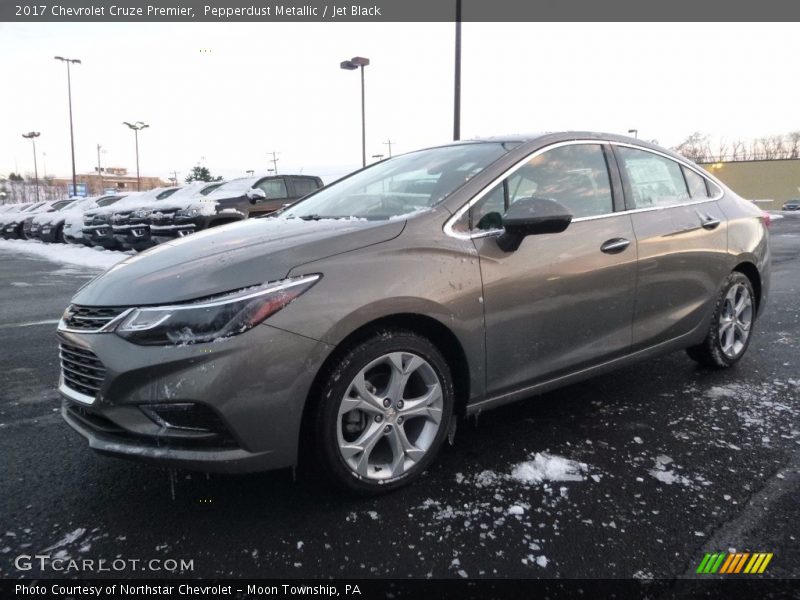 Pepperdust Metallic / Jet Black 2017 Chevrolet Cruze Premier