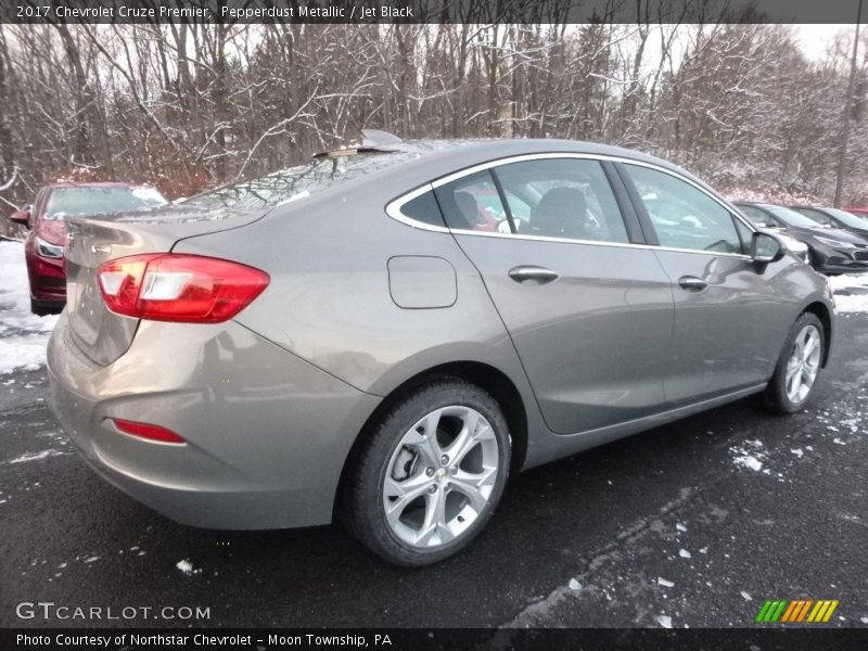 Pepperdust Metallic / Jet Black 2017 Chevrolet Cruze Premier