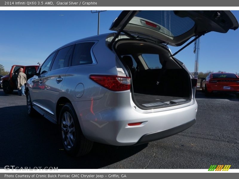 Glacial Silver / Graphite 2014 Infiniti QX60 3.5 AWD