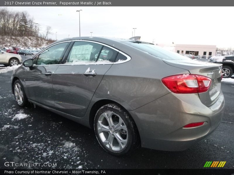 Pepperdust Metallic / Jet Black 2017 Chevrolet Cruze Premier