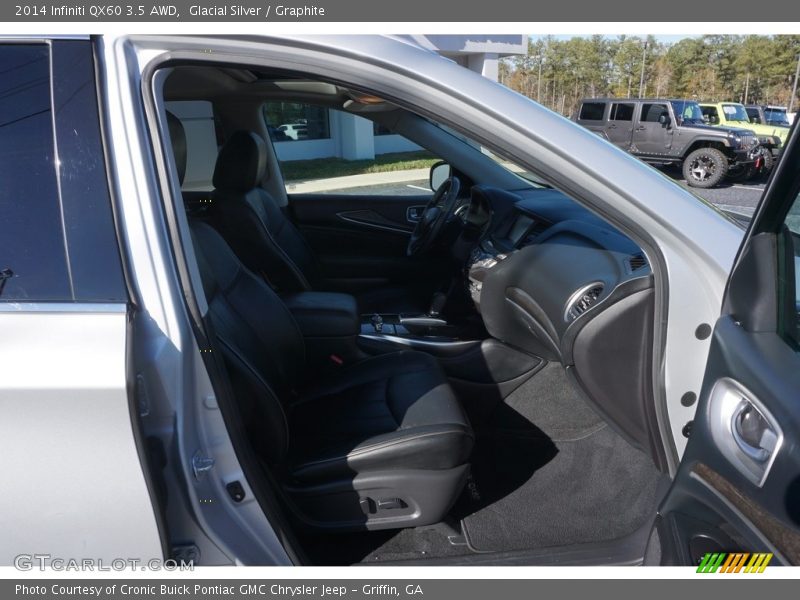Glacial Silver / Graphite 2014 Infiniti QX60 3.5 AWD