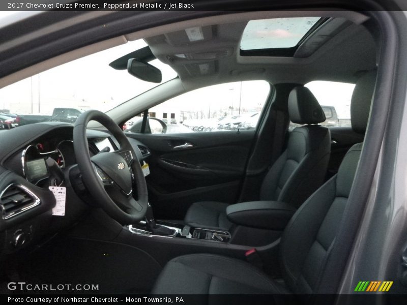 Pepperdust Metallic / Jet Black 2017 Chevrolet Cruze Premier