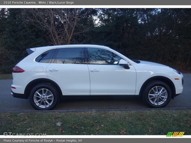 White / Black/Luxor Beige 2016 Porsche Cayenne