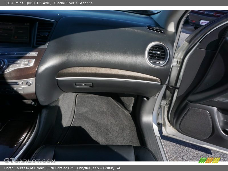 Glacial Silver / Graphite 2014 Infiniti QX60 3.5 AWD