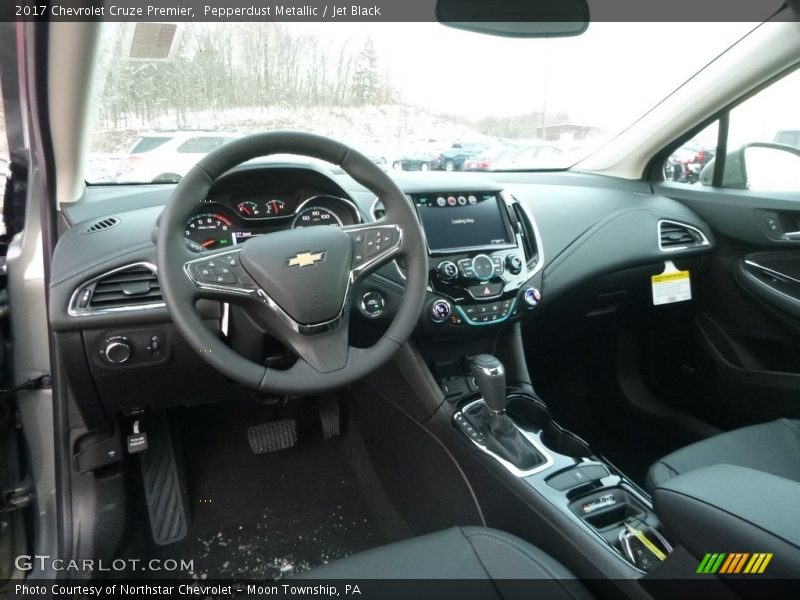 Pepperdust Metallic / Jet Black 2017 Chevrolet Cruze Premier
