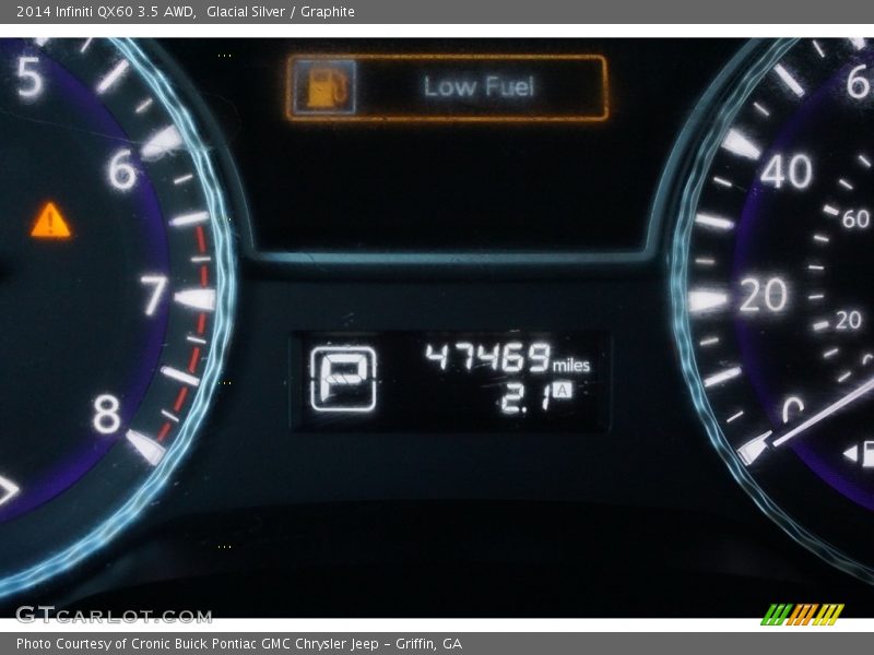 Glacial Silver / Graphite 2014 Infiniti QX60 3.5 AWD