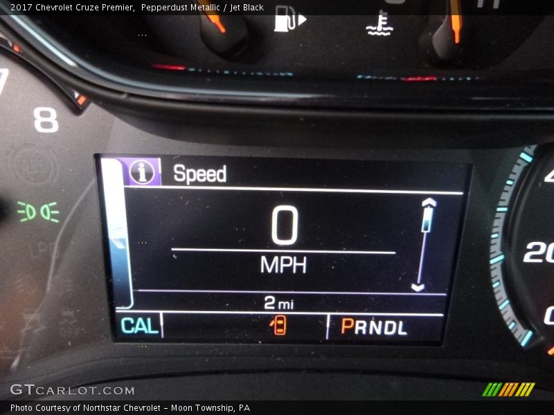 Pepperdust Metallic / Jet Black 2017 Chevrolet Cruze Premier