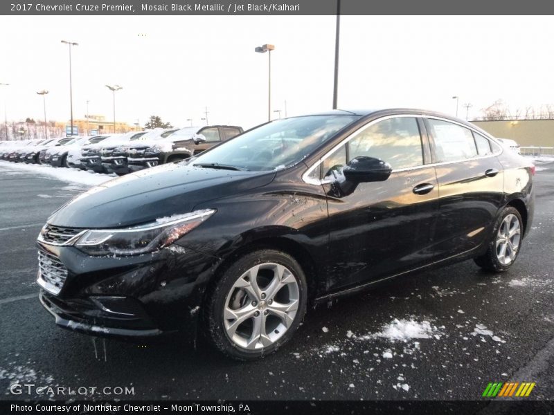 Mosaic Black Metallic / Jet Black/Kalhari 2017 Chevrolet Cruze Premier