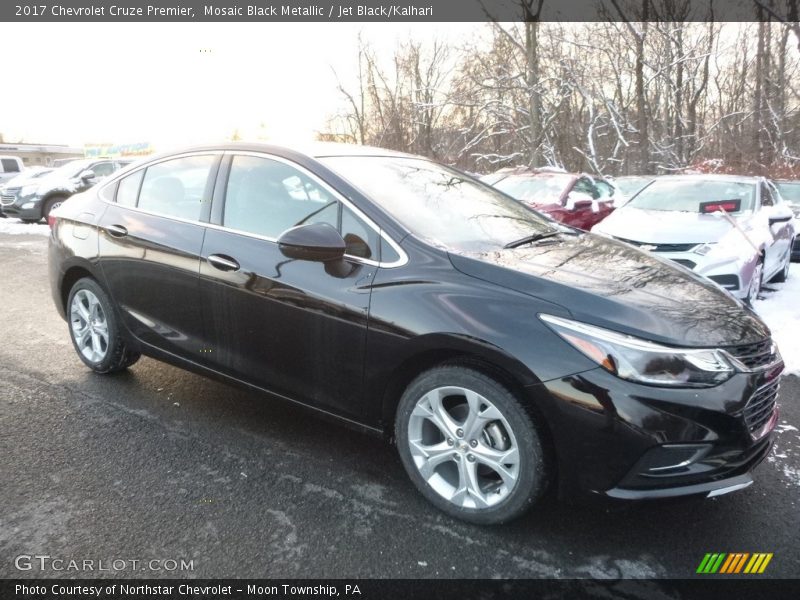 Mosaic Black Metallic / Jet Black/Kalhari 2017 Chevrolet Cruze Premier