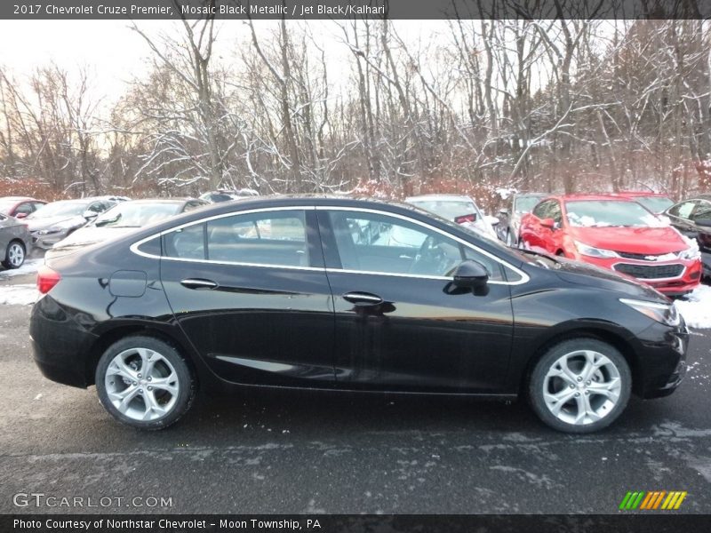 Mosaic Black Metallic / Jet Black/Kalhari 2017 Chevrolet Cruze Premier