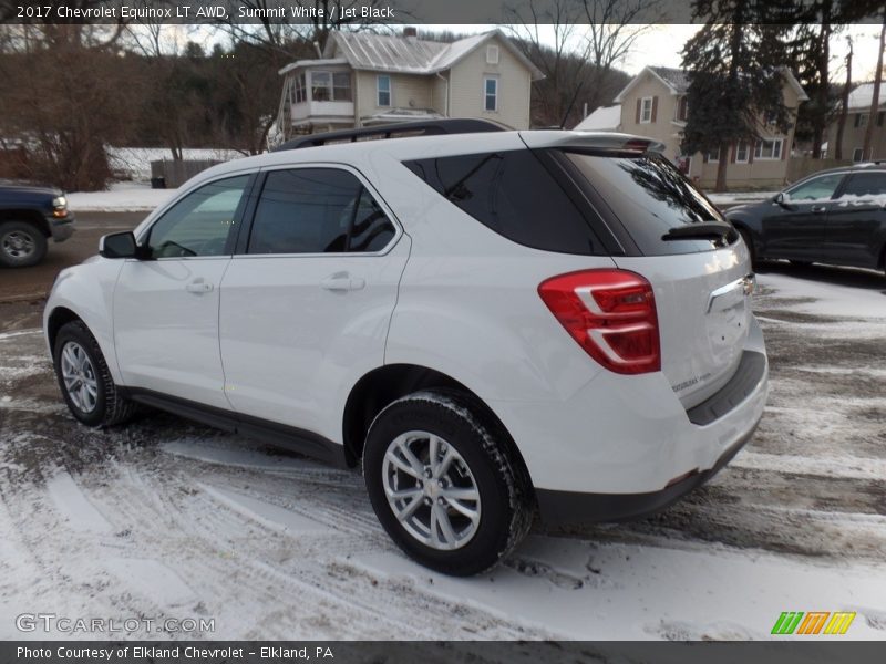Summit White / Jet Black 2017 Chevrolet Equinox LT AWD