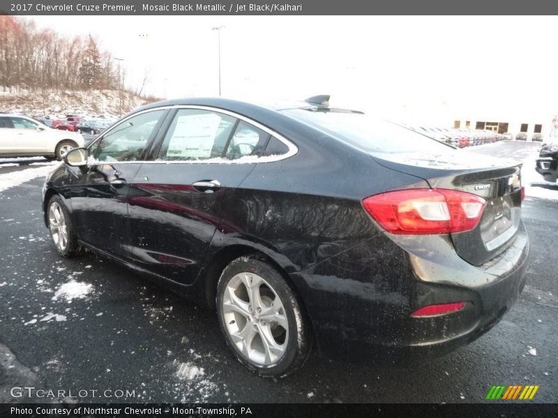 Mosaic Black Metallic / Jet Black/Kalhari 2017 Chevrolet Cruze Premier